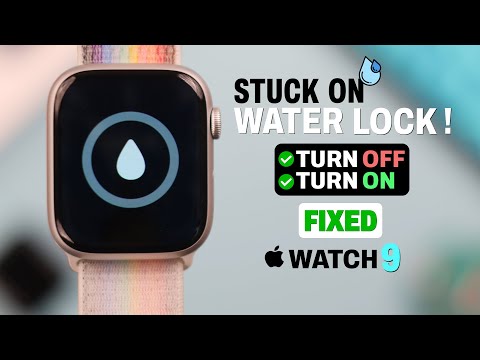 How to Turn Off or On Water Lock on Apple Watch Series 9!