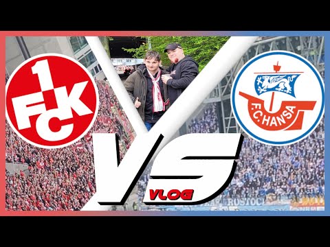 1 FC Kaiserslautern VS Hansa Rostock  -  Vlog | Stadionvlog