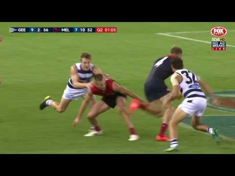 Jack Watts' Bouncing Goal - Round 3, 2017