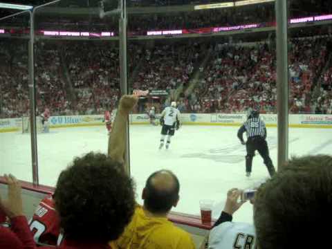 Penguins' Guerin leaves penalty box, scores goal