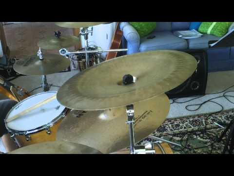 20" Ufip Ritmo China cymbal chinese sound demo review presentation