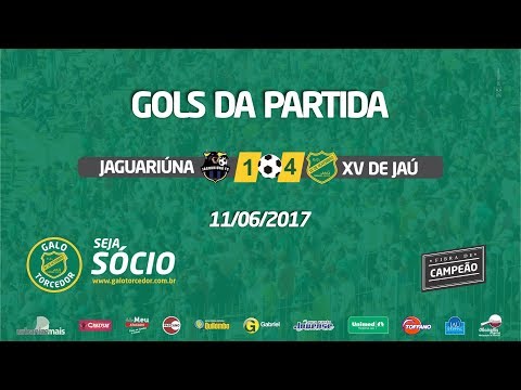 Jaguariúna (1) x (4) XV de Jaú - 11/06/2017 - Gols