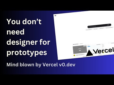 Exploring V0 by Vercel as a Product Manager - YouTube