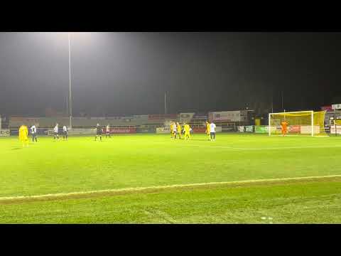Ezra Ndukuba goal for Uxbridge Football Club vs Sutton Common Rovers at Gander Green Lane