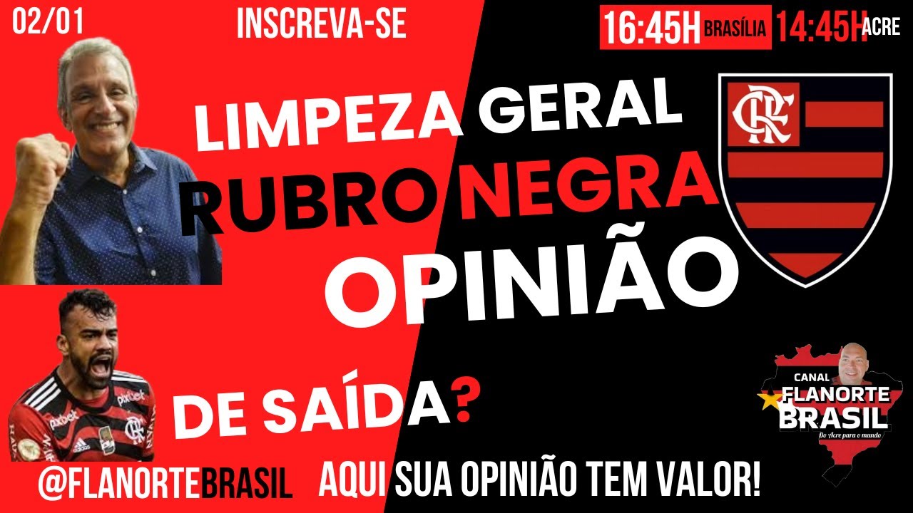 LIMPEZA GERAL NO FLAMENGO: OPINIÃO