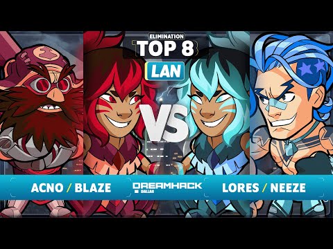 Acno & Blaze vs Lores & Neeze - Top 8 Ellimination - Dreamhack Dallas 2023 - LAN 2v2
