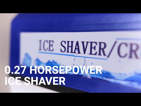 Video thumbnail for Commercial Electric Tabletop Ice Shaver – 120 V, 250 W
