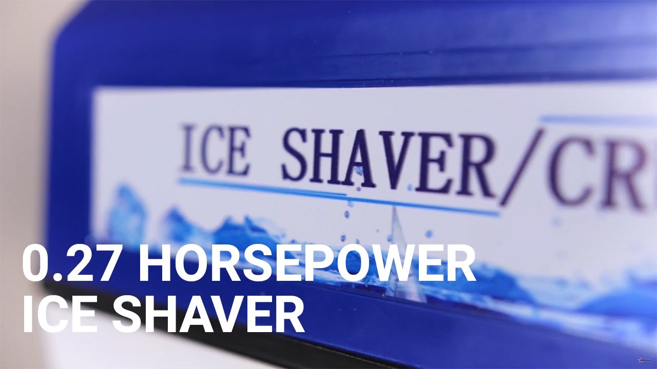 Video thumbnail for Commercial Electric Tabletop Ice Shaver – 120 V, 250 W