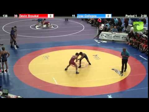 138 Devin Broukal vs. Jose Gallegos