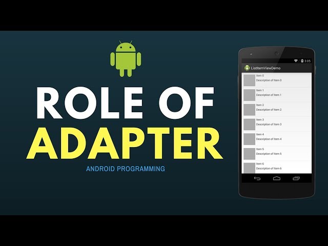 Role Of Adapter