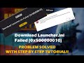 Download Launcher.ini Failed (0x500000010) Fixed | Pubg Pc Lite Error | RDIam