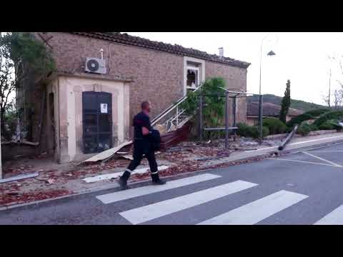 法國村莊遭龍捲風肆虐！滿目瘡痍的慘狀曝光！ (Tornado leaves trail of destruction in French village)