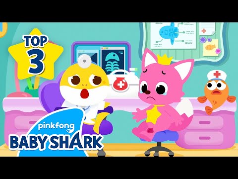 😭Pinkfong has a Boo-Boo! | +Compilation | Baby Shark Doctor | Hospital Play | Baby Shark Official