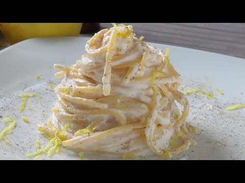 Spaghetti al Limone con Ricotta e Pecorino