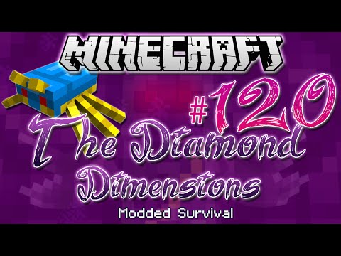 "THE BUG DIMENSION" | Diamond Dimensions Modded Survival #120 | Minecraft
