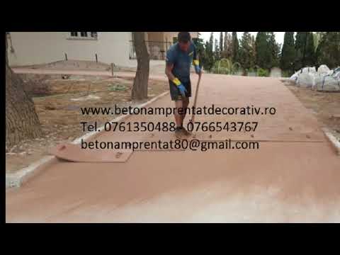 Beton Amprentat Valea Salciei - Buzău  Tel.0761350488 -0766543767