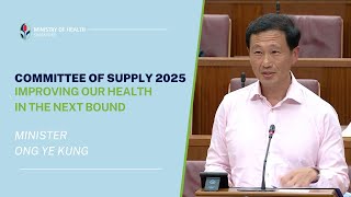 Minister Ong Ye Kung at MOH Committee of Supply Debate 2025
