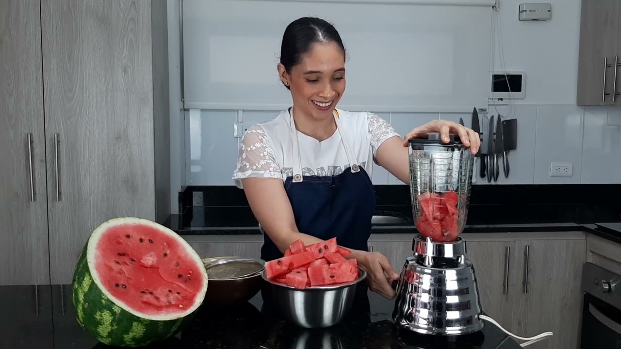 Zumo de Sandía para hidratar y eliminar grasa y toxinas - Día 4 - Reto saludable