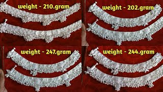 250.ग्राम मै चांदी की दुल्हन पायल की धांसू डिजाइन 2022 || Heavy Dulhan Payal designer