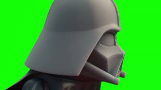 Jedi Vader "it was a long time ago, in a relationship far, far away" LEGO Star Wars green screen