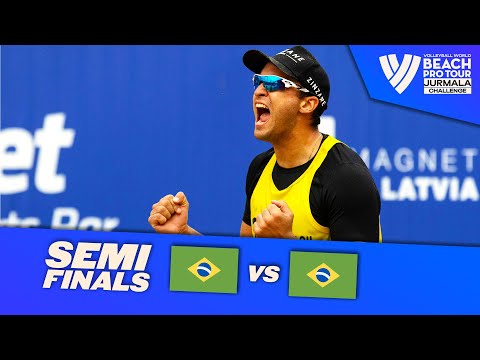 Evandro/Arthur vs. George/Andre - Semi Finals Highlights Jurmala 2023 #BeachProTour