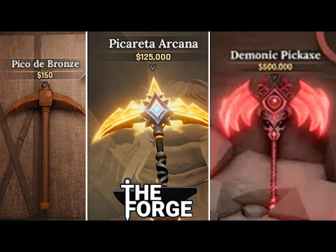 NEW CODE! QUICK GUIDE TO THE FORGE PICKAXE PROGRESS!