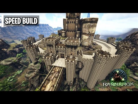 Ark: Rebuilding Ragnarok Castle - Speed Build | Part 2