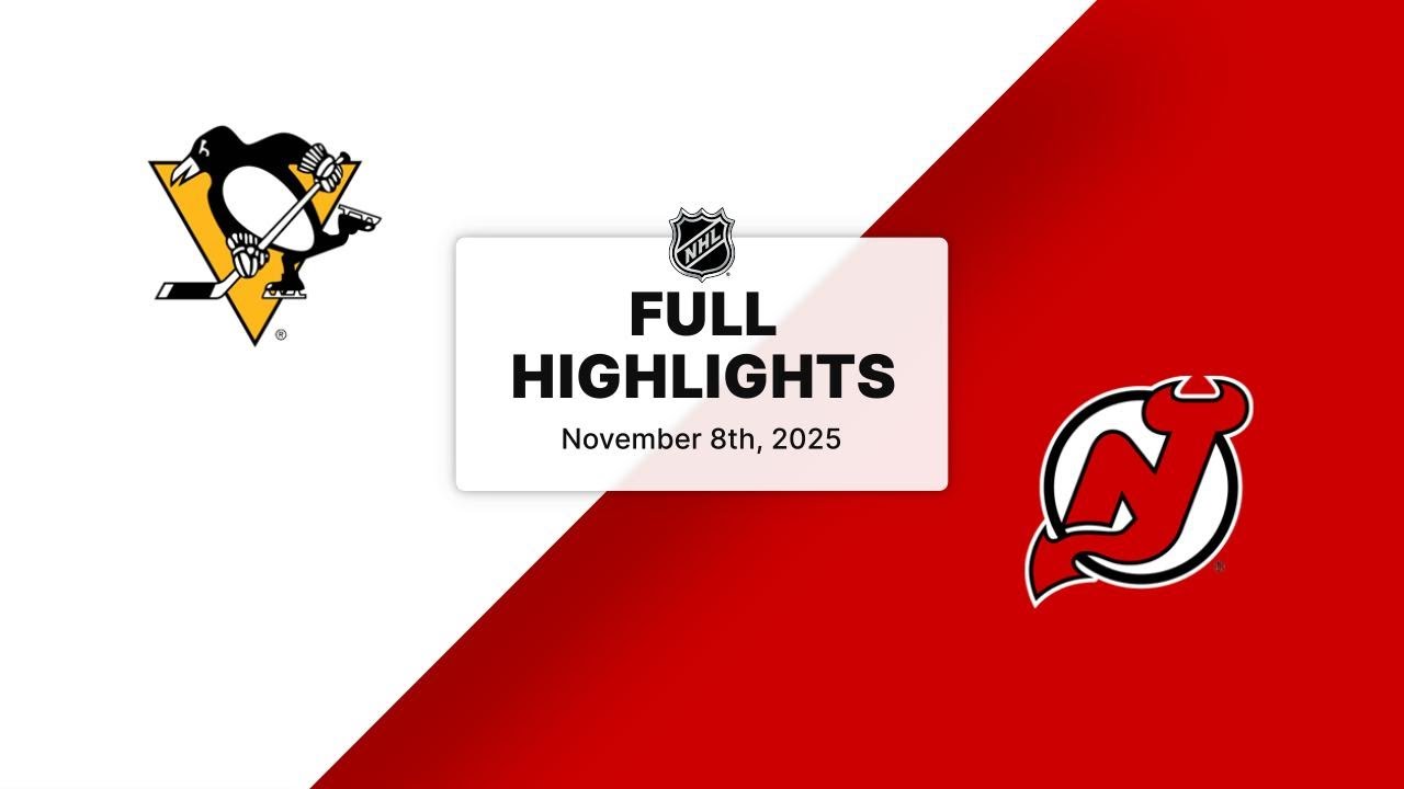 NHL Highlights | Penguins vs. Devils | November 08, 2025