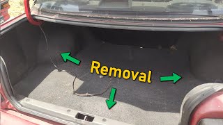 Trunk Panel Removal