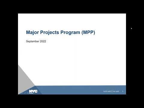 DOB NOW: BUILD– Major Projects Development Program Information Session