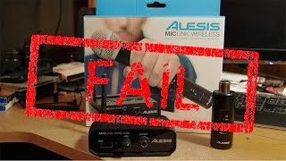 Video thumbnail for Alesis MicLink Wireless Digital Microphone Adapter by IdiotsGuide2Life