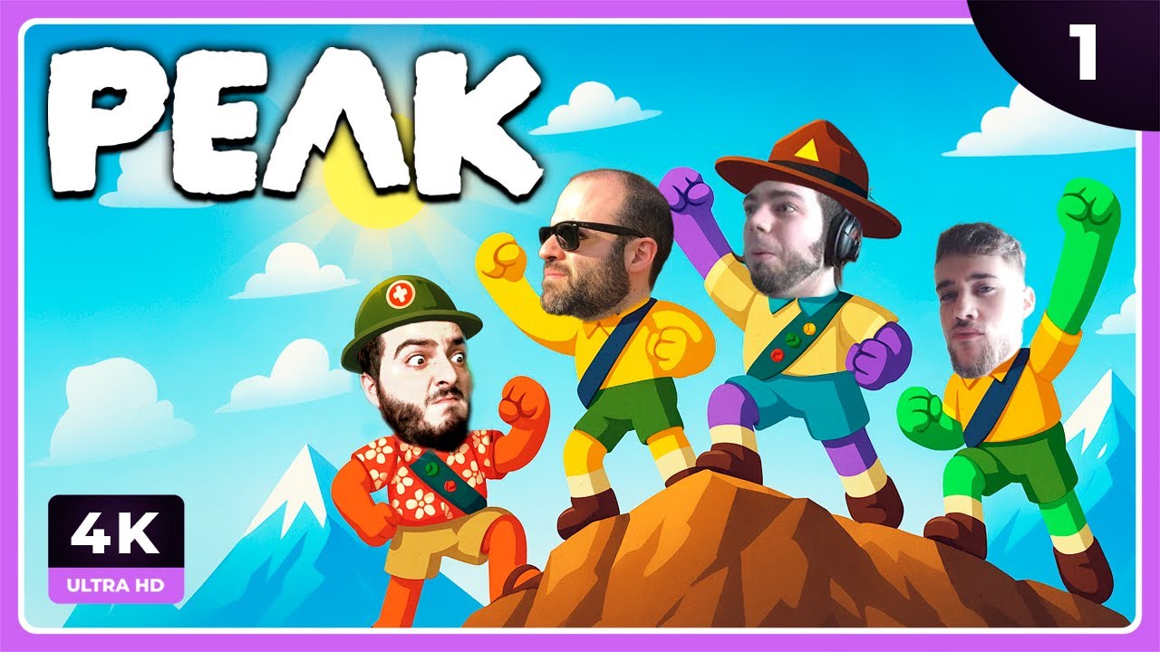 4 TONTOS y 1 MONTAÑA (c/ Carola, Serpi y Zellen) | PEAK Gameplay Español
