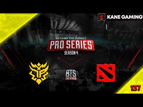 (THUNDER PREDATOR VS 5 MAN MIDAS) BTS PRO SERIES SEASON 4 (DOTA LIVE°)