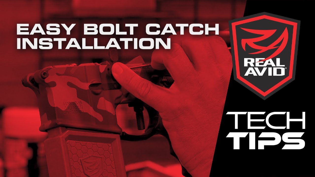 Tech Tip | AR15 Bolt Catch Install Made Easy