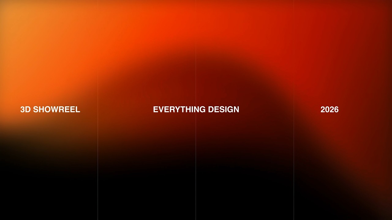 3D showreel, still from 3D SHOWREEL - Everything Design