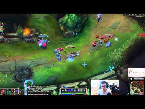WildTurtle and Lustboy vs fabbbyyy - Lucian vs Draven Bot - League of Legends Gameplay