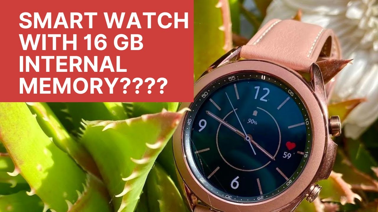 A smartwatch with 16 GB internal storage? Samsung Galaxy Watch 4 Classic & Samsung Galaxy Watch 4