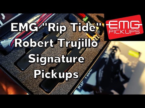 EMG Robert Trujillo Rip Tide Signature Pickups Demo & Installation