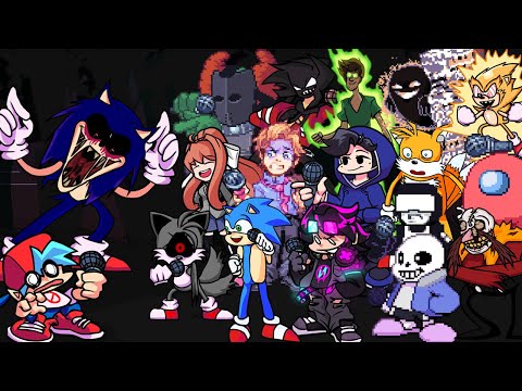 You Can't Run But Different Characters Sing It 🎤 (FNF Everyone Sings You Can't Run)