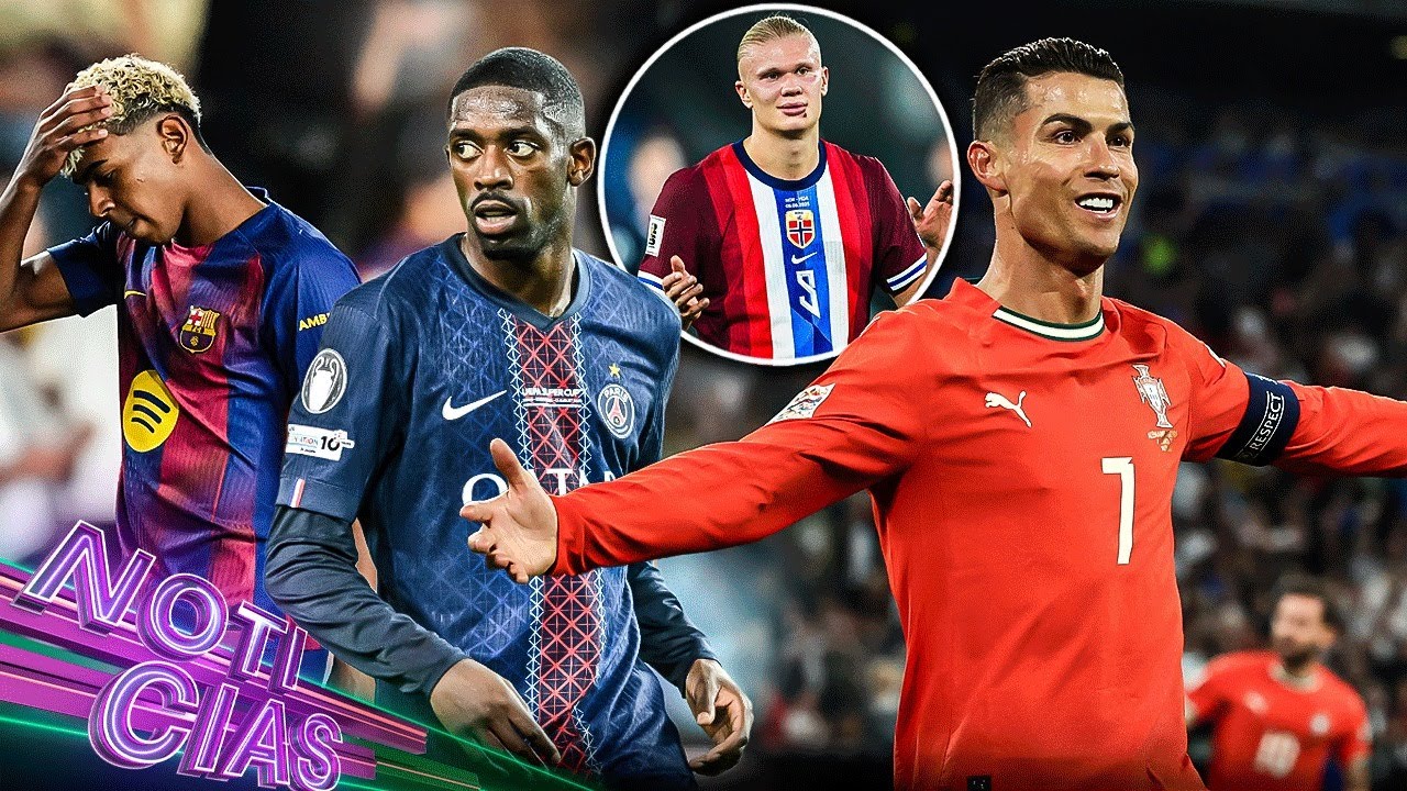 Reconocen a Cristiano como el Goat | Haaland se disculpó…¡por anotar! | Dembele superó a Lamine