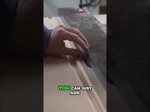Router Trick: Easy T-Track Adjustment with Tape! #shorts