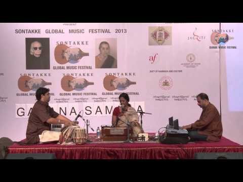 Sugama Sangeetha by M D Pallavi - Sontakke Global Music Festival - 2013