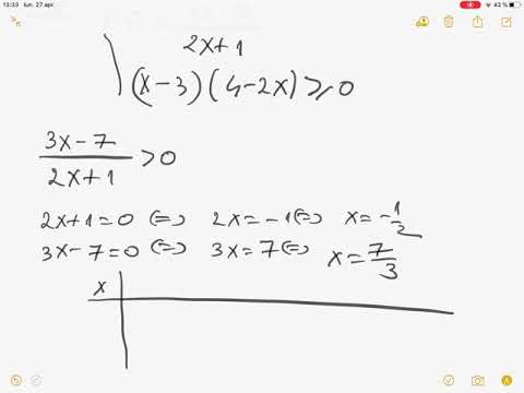 Sisteme de inecuații de gradul I