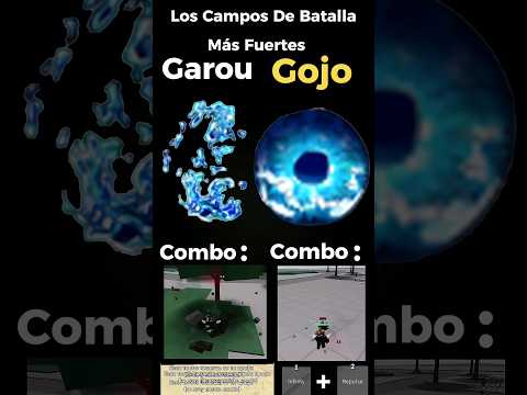 Los campos de batallas más fuertes 🗣🤑 Garou vs gojo #roblox #shorts #thestrongestbattlegrounds #tsbg