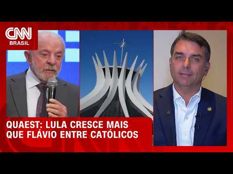 Em meio a fake news de Nossa Senhora, Lula cresce mais que Flávio, aponta pesquisa | BASTIDORES CNN
