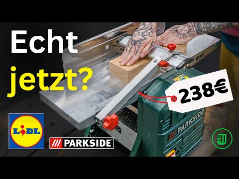 PARKSIDE planer/thicknesser for 238 euros: Honestly, this machine is... | Jonas Winkler