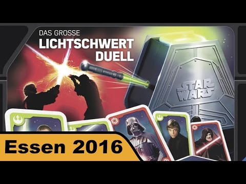 Star Wars: Das große Lichtschwert Duell  - Brettspiel - Essen 2016 live