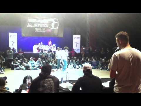 Colors-Jolomi & Steve |Preselection Juste debout Italy 2012 | Hip Hop
