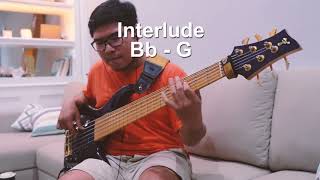 My Strength - Israel &amp; New Breed (bass cover Fbass BN6)