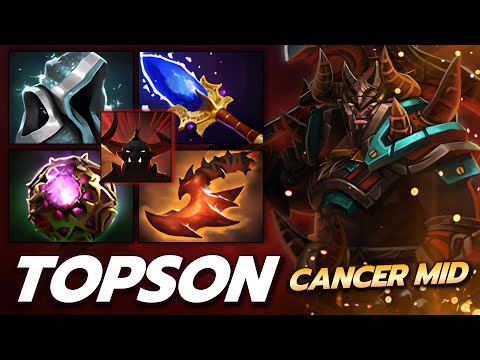 TOPSON [Centaur] Mid New Meta Cancer Build Dota 2 (Fullmatch)